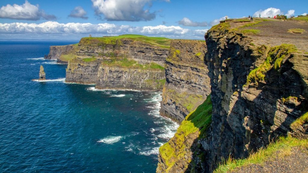 The path of love in irland cliffs of moher